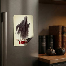 Imán de nevera decorativo de fantasma divertido de