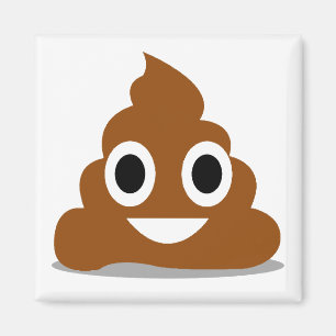 Imán de nevera divertido emoticono emoji de caca