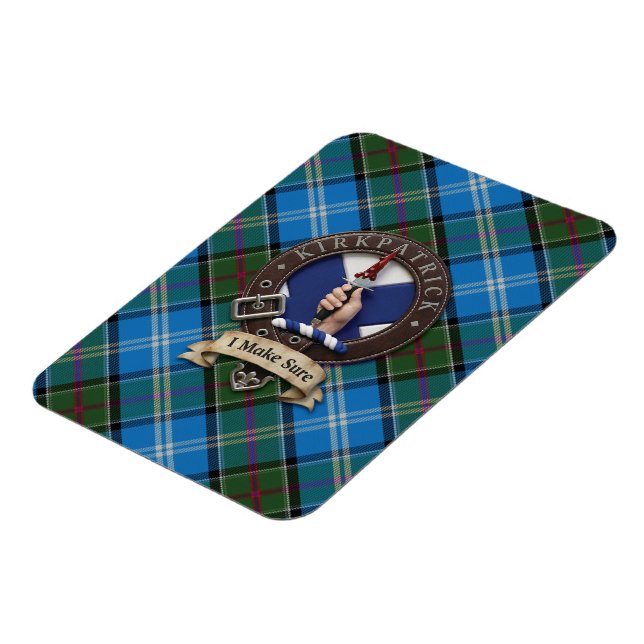 Imán de nevera flexible del clan Kirkpatrick (Lado Izquierdo)