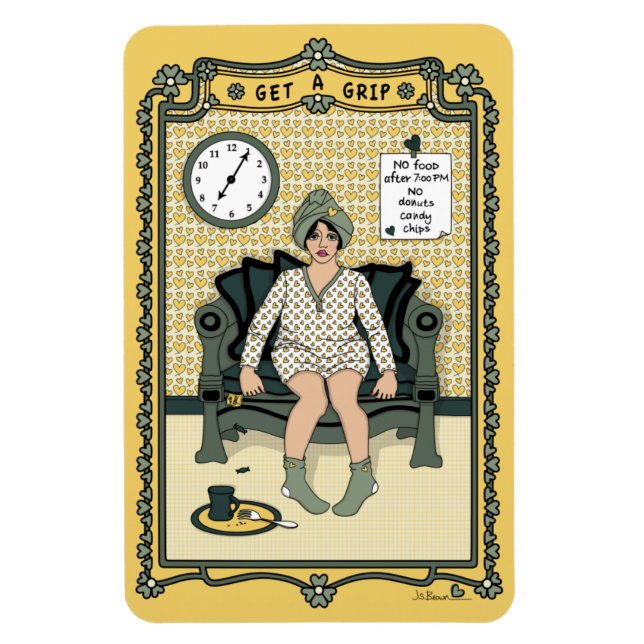 Imán de nevera Get A Grip_C_4x6 (Vertical)