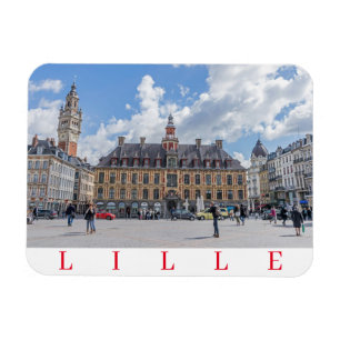 imán de nevera Lille Grand Place