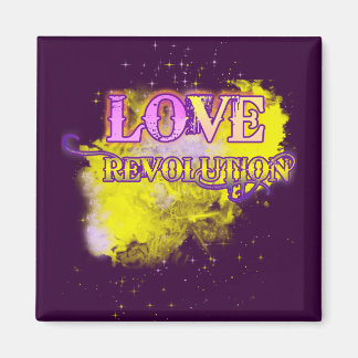 Imán de nevera Love Revolution