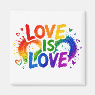 Imán de nevera Orgullo LGBTQ lindo