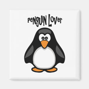 Imán de nevera para amantes de los pingüinos