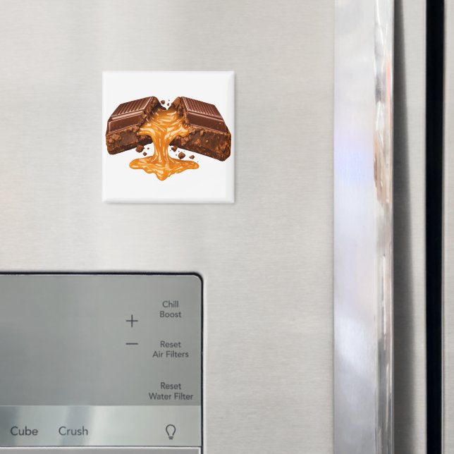 Imán de nevera para amantes del chocolate (In situ (nevera))