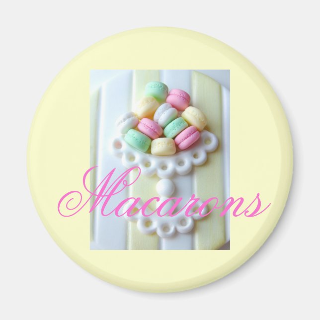 imán de nevera para macarons (Frente)
