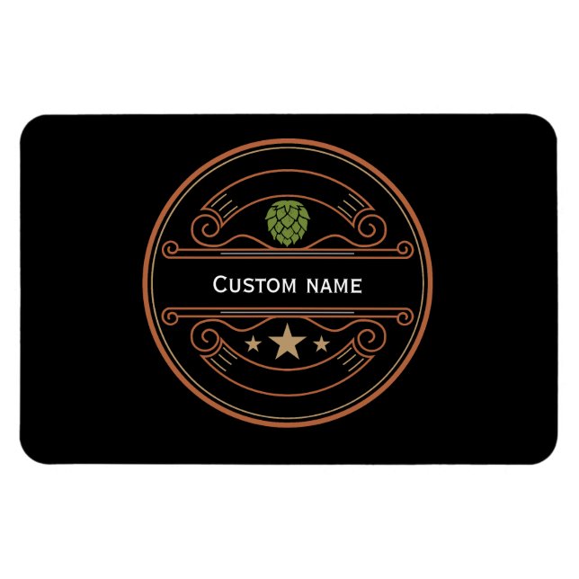 Imán de nombre personalizado (Horizontal)