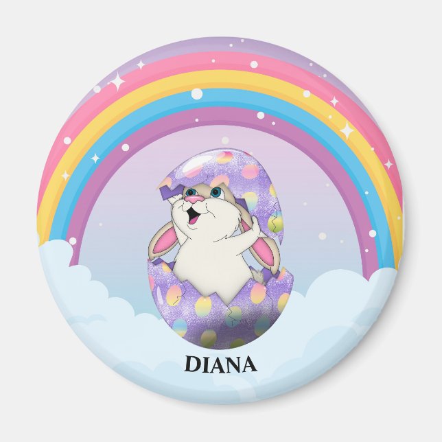 imán de nombre personalizado (Frente)