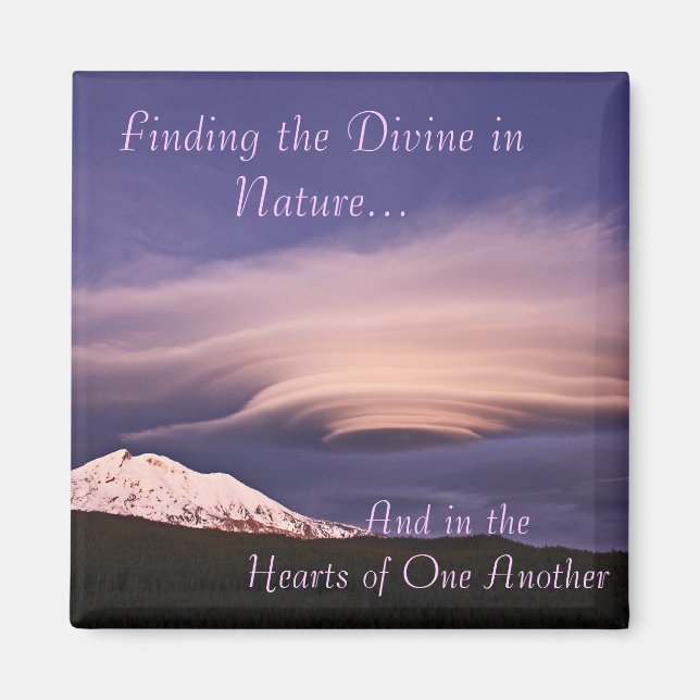 Imán de nube lenticular (Frente)