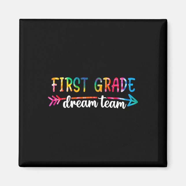 Imán De Nuevo A La Escuela Primer Grado Dream Team Stud (Frente)