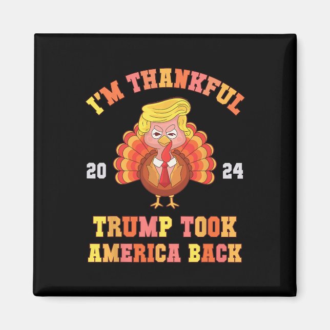 Imán De nuevo, estoy agradecido de que Trump se haya ll (Frente)