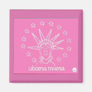 Imán de OBAMA-MAMA