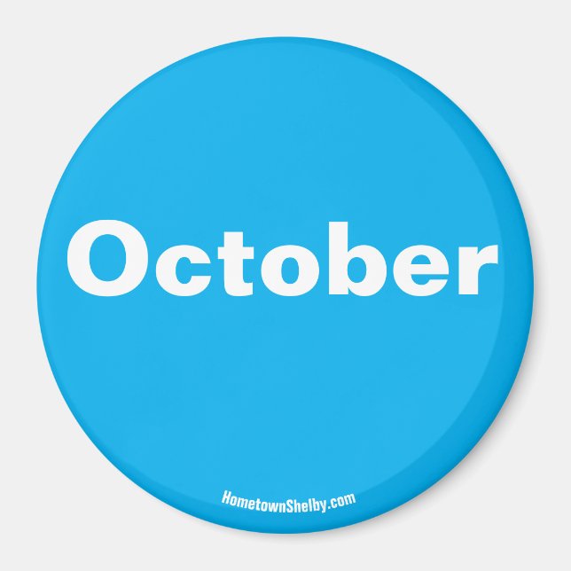 imán de octubre (Frente)