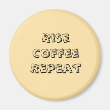 Imán de oferta de café motivacional