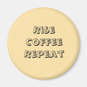 Imán de oferta de café motivacional
