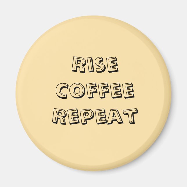 Imán de oferta de café motivacional (Frente)
