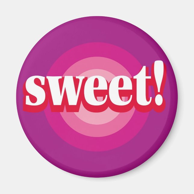 Imán de Ojo de Buey Dulce (Frente)