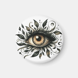 Imán de Ojo Místico | Imán de nevera de arte surre