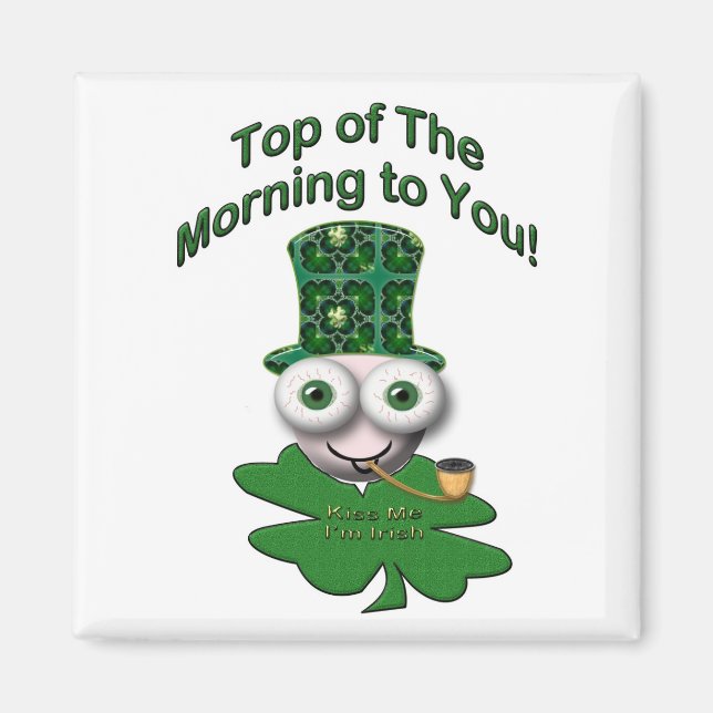 Imán de ojos irlandeses (Frente)