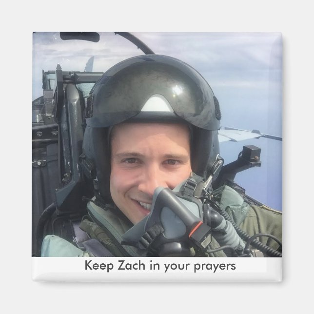 imán de oración de Zach (Frente)