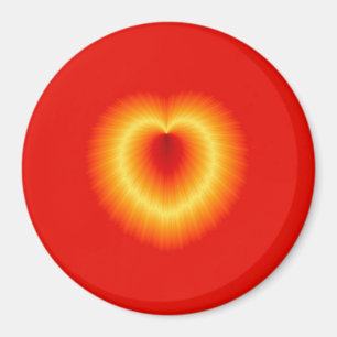 Imán de oro del corazón