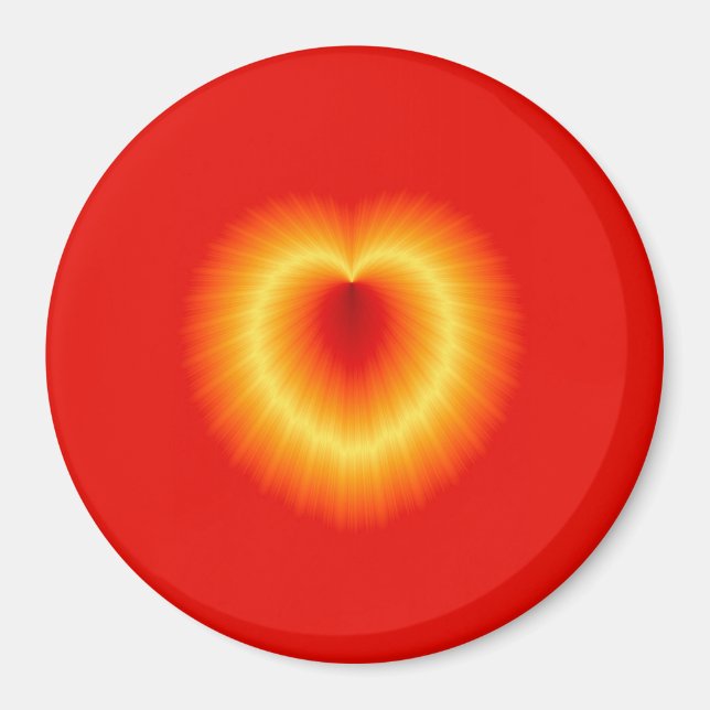 Imán de oro del corazón (Frente)