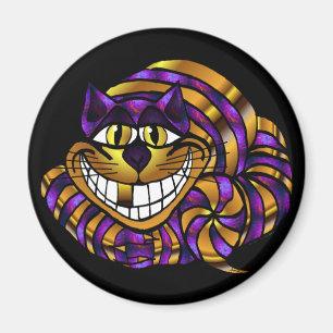 Imán de oro del gato de Cheshire
