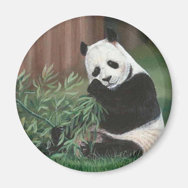 Imán de oso dulce de bambú panda (Frente)