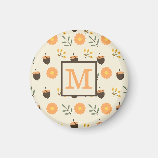 Imán de Otoño Personalizado (Frente)