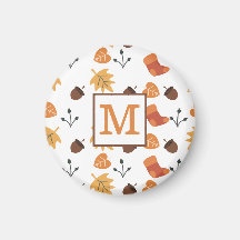 Imán de Otoño Personalizado