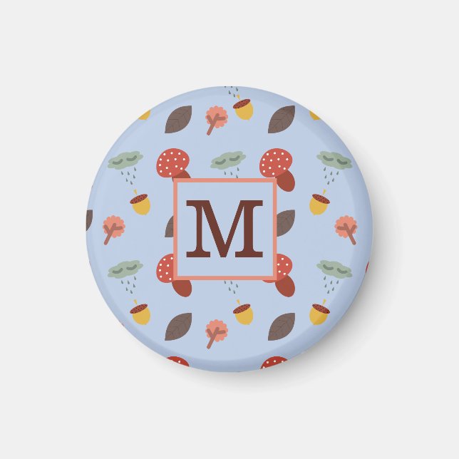 Imán de Otoño Personalizado (Frente)