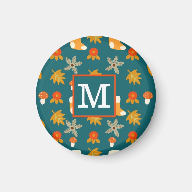 Imán de Otoño Personalizado (Frente)