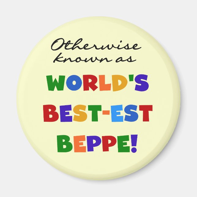 Imán De otro modo conocido como el mejor papa (Frente)