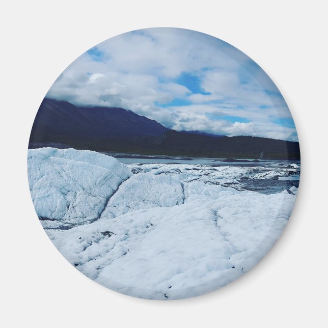 Imán de paisajes de glaciares manipulados (Frente)