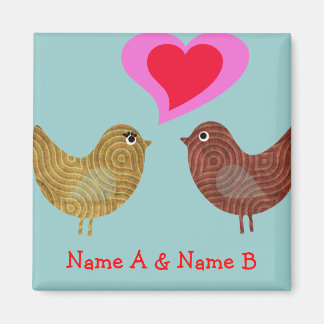 Imán de pájaros del amor