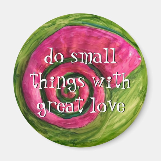 Imán de palabras motivacionales y Inspiradoras (Frente)