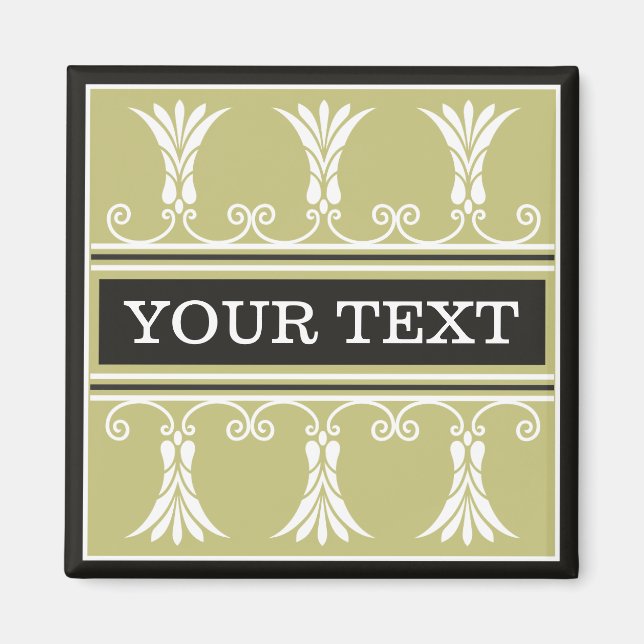 Imán de palabras motivador | Crear el suyo propio (Frente)