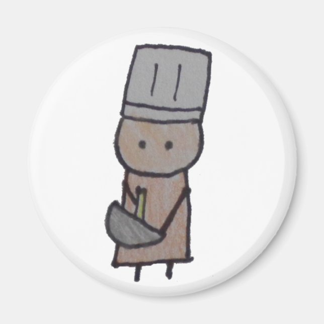 Imán de panadería Little One (Frente)