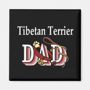 imán de papá terrier tibetano