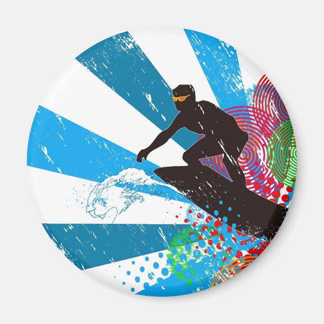 Imán de paraíso para surfistas con problemas (Frente)