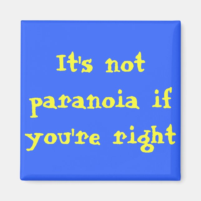 Imán de paranoia (Frente)