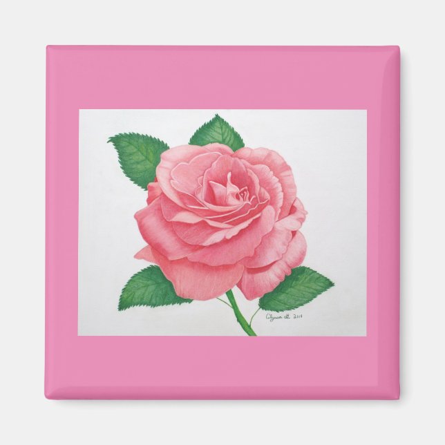 Imán de pasión rosa (Frente)