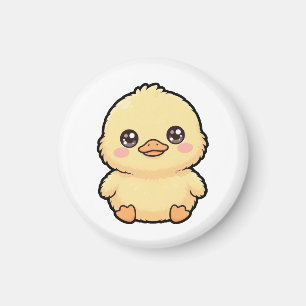 Imán de patito bebé lindo