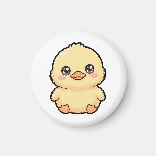 Imán de patito bebé lindo (Frente)