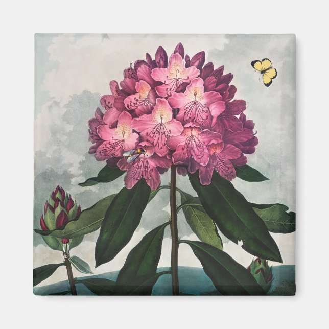 Imán de patrón floral (Frente)