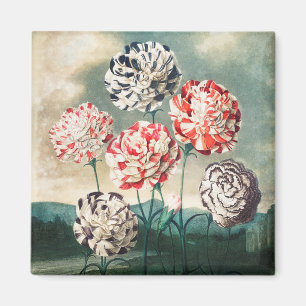 Imán de patrón floral