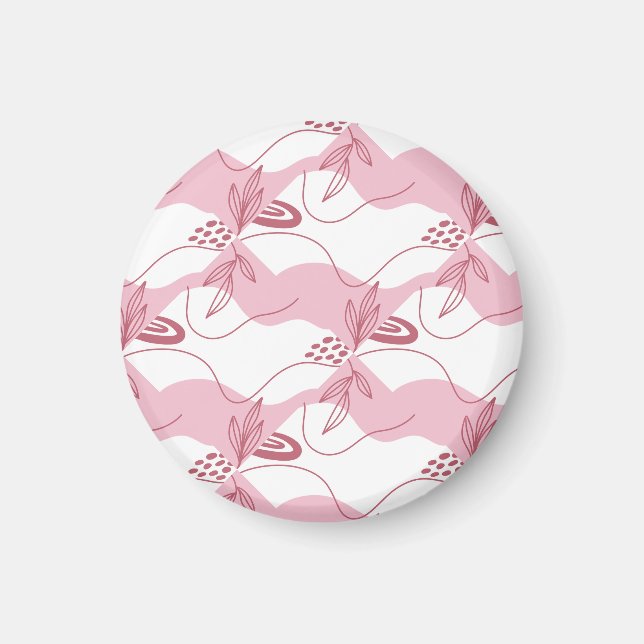 Imán de patrón minimalista (Frente)