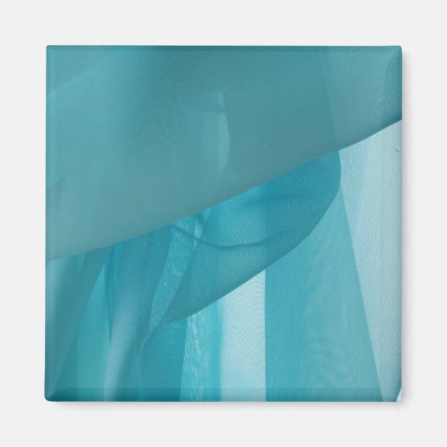 Imán de patrón turquesa (Frente)