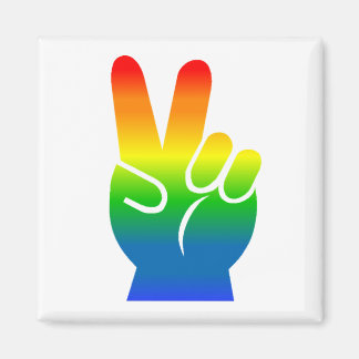 Imán de paz del Orgullo Gay