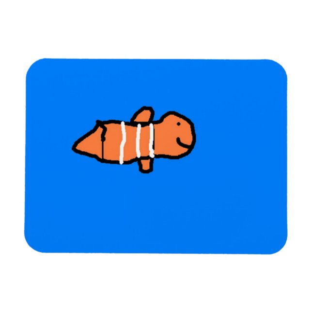 Imán de peces de payaso (Horizontal)